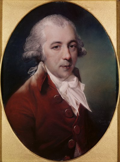 Ritratto di Richard Brinsley Sheridan (1751-1816) da John Russell